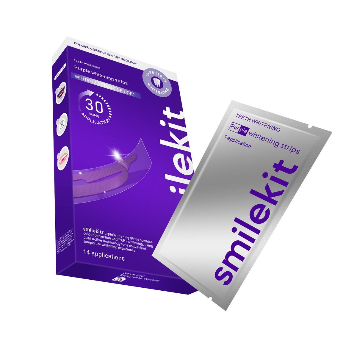 Kit Benzi de Albire Dinți Pachet Promațional 1+1 GRATIS
